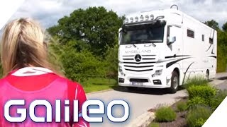 700000€ Dieser LKW ist ein XXL LuxusWohnmobil  Galileo  ProSieben [upl. by Fortunna]