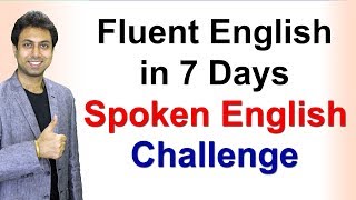 How to Speak Fluent English in 7 Days  Speaking Fluently  Awal [upl. by Oznohpla]