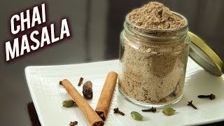 Chai Masala Recipe  Basic Masala Tea Recipe  How To Make Chai Masala  Masala Chai Recipe  Ruchi [upl. by Pazit]