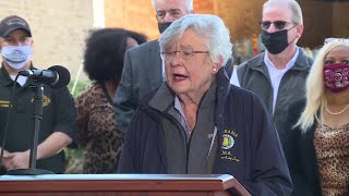 Gov Kay Ivey visits Fultondale after tornado [upl. by Ylrehc946]