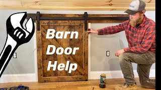 Barn Door Installation and Hardware questions answered [upl. by Nellad]