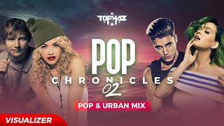 DJ TOPHAZ  POP CHRONICLES 02 TAYLOR SWIFT ED SHEERAN KHALID ELLIE GOULDING etc VISUALIZER [upl. by Akinam]