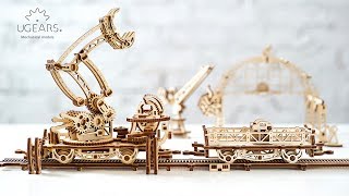 Ugears Rail Manipulator [upl. by Nosyerg657]