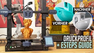 Anycubic VYPER  3D Drucker Profil amp EinstellGuide Cura 500 [upl. by Uella]