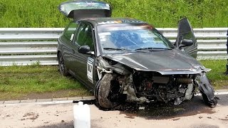 BIG Crash amp Fail Compilation 2015 Nürburgring Nordschleife [upl. by Aihsenor]