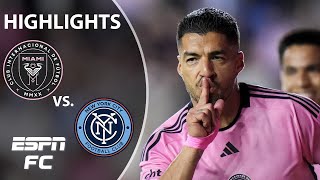 Inter Miami vs NYCFC  MLS Highlights  ESPN FC [upl. by Olbap766]