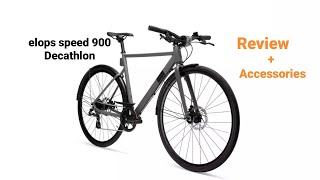 REVIEW  CITY BIKE ELOPS SPEED 900 GRAY XL  DECATHLON CITY BIKE [upl. by Annaierb35]