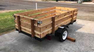 Uhaul 6x12 open trailer review [upl. by Orvil303]