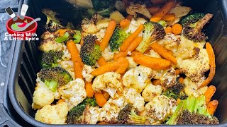 Best Air Fryer Roasted Vegetables  Easy Veggies Recipe [upl. by Wan]