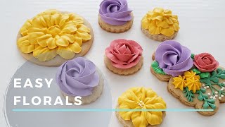 Royal Icing Flowers amp Leaves for Beginners [upl. by Issim]