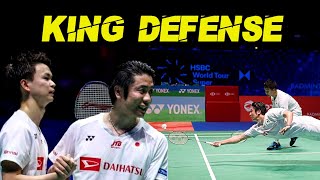 Hiroyuki Endo  Yuta Watanabe The KING Defense of Badminton [upl. by Scrogan]