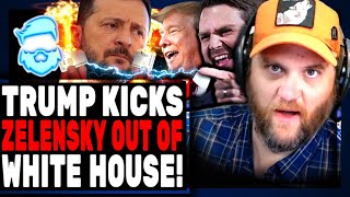 Fight ERUPTS At White House Trump KICKS Zelenskyy Out After Calling JD Vance A Slur Disrespects USA [upl. by Hamrnand]