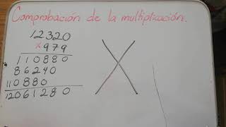 Comprobación de la multiplicación [upl. by Sutsuj]