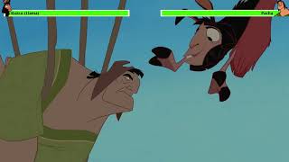 Kuzco vs Pacha with healthbars [upl. by Haneen]