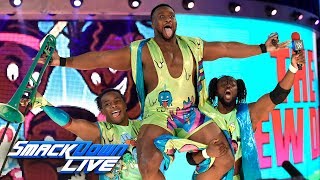 The New Day returns with a warning for The Usos SmackDown LIVE May 30 2017 [upl. by Lennahs57]