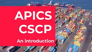 APICS CSCP Certified Supply Chain Professional course [upl. by Namzaj]