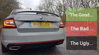 Skoda Octavia vRS 50000 Mile 3 Year Overview Best AllRounder [upl. by Sremlahc298]