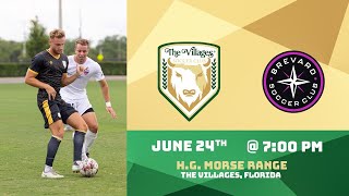 The Villages SC vs Brevard SC USL2 Southeast Division [upl. by Eillat]