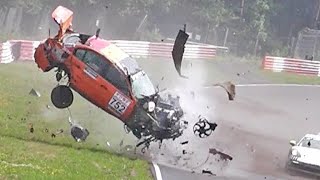 NÜRBURGRING FAILS amp MISTAKES Compilation Racing Nordschleife 24H Nürburgring VLN NLS [upl. by Meesaw252]