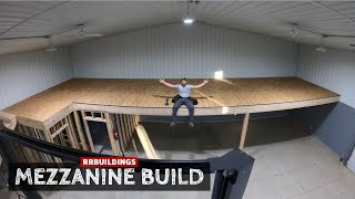 Building A Large Mezzanine With Stair Case [upl. by Aliled840]