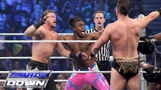 The Usos Dolph Ziggler amp Titus O’Neil vs The New Day amp The Miz SmackDown Jan 28 2016 [upl. by Adelle]