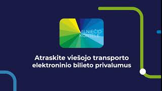 Vilniečio kortelė Keliaujantiems po Vilnių viešuoju transportu [upl. by Novello]