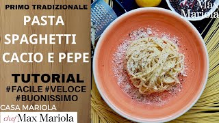 CACIO E PEPE perfetta  Ricetta facile con un trucco  Chef Max Mariola [upl. by Gardell]