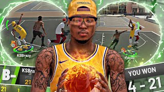 NBA 2K19 MyPARK  TRASH TALKER GETS MAD PERFECT GAME WITH ALL 21PTS [upl. by Starlin]