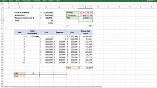 Three Ways to Calculate Present Value PV in Excel [upl. by Ardekal82]