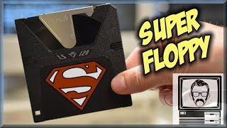 A 120MB Super Disk  Floptical Disk  Nostalgia Nerd [upl. by Nosnevets417]