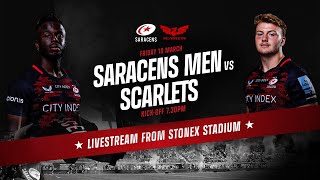 MATCHDAY LIVE  Saracens Men vs Scarlets [upl. by Latoya]