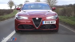 2019 Alfa Romeo Giulia Quadrifoglio drive review [upl. by Keheley986]