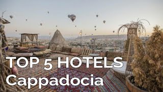 TOP 5 hotels in Cappadocia Best Cappadocia hotels 2021 Turkey [upl. by Dunham386]