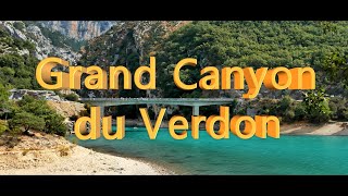 Grand Canyon du Verdon France 4K [upl. by Downall]