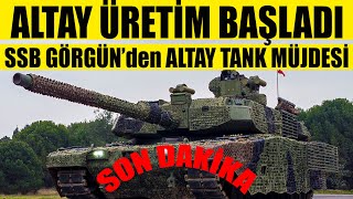 ALTAY TANK SERİ ÜRETİM BAŞLADI [upl. by Vacuva]