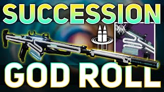 Succession GOD ROLL Best PVE Sniper  Destiny 2 Beyond Light [upl. by Doe]