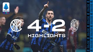 INTER 42 AC MILAN  HIGHLIGHTS  A comeback for the ages 😍⚫🔵 [upl. by Sheba]