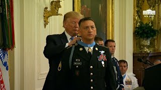 Medal of Honor Ceremony Staff Sgt David G Bellavia [upl. by Lindo392]