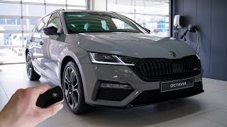 2021 Skoda Octavia RS 245hp  Sound amp Visual Review [upl. by Nipha533]