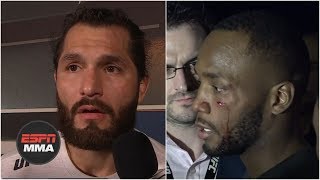 Jorge Masvidal Leon Edwards involved in backstage fight  ESPN MMA [upl. by Awram]