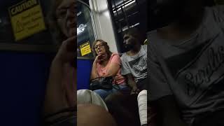 Crazy Aboriginal Starts Fights On Adelaide Bus quotIm A BlackThis Is My Landquot [upl. by Etteve]