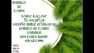 Padre hÃ¡gase tu voluntad Vicente MuÃ±oz EstÃ©ban OP [upl. by Adiene]