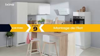 Comment installer un îlot central dans sa cuisine  Étape 9 [upl. by Notserp]