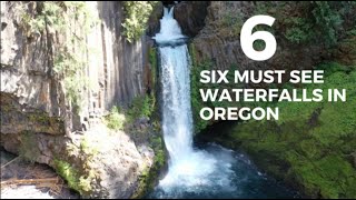 SIX MUST SEE WATERFALLS IN OREGON  Oregon Waterfalls  Multnomah Falls  Oregon Travel [upl. by Yoho]