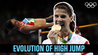 Evolution of the Women’s High Jump at the Olympics [upl. by Akineg]