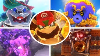 Super Mario Odyssey  All Bosses No Damage [upl. by Eisinger]