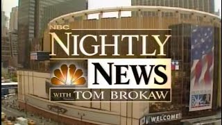 NBC Nightly News with Tom Brokaw March 30 2002 [upl. by Assirehs709]