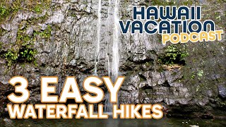 3 Easy Waterfall Hikes on Oahu Hawaii [upl. by Remo909]