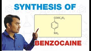 SYNTHESIS OF BENZOCAINE  MEDICINAL CHEMISTRY [upl. by Rawde]